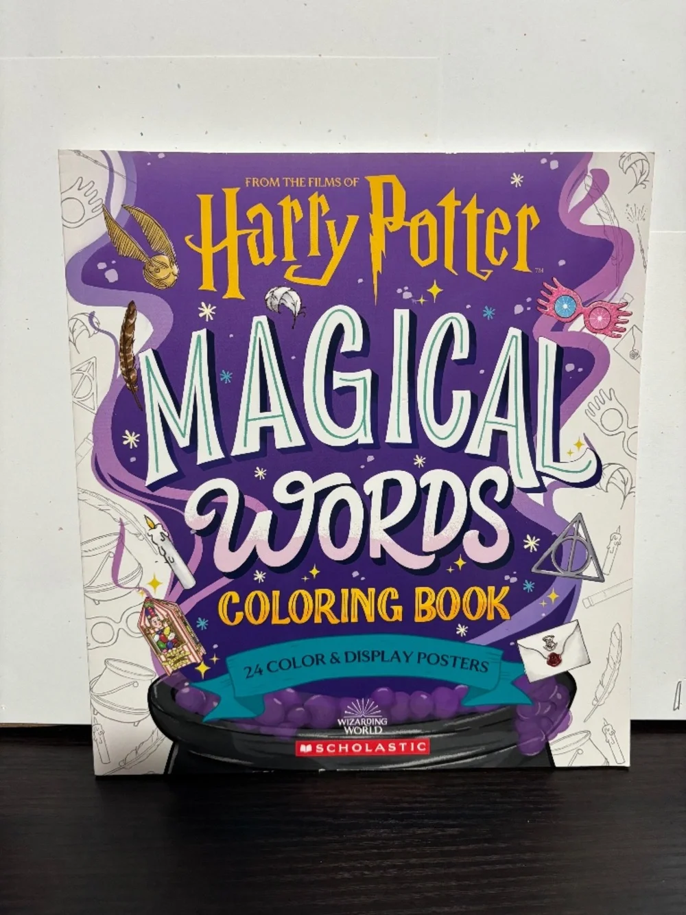 Harry Potter Magical Words Coloring Book